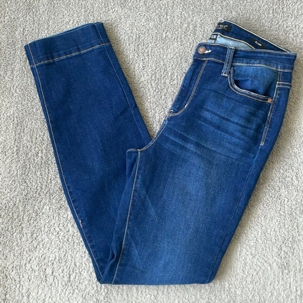 EC Judy Blue Dark Wash Flare Jeans - Size 11/30 - Picture 3 of 6